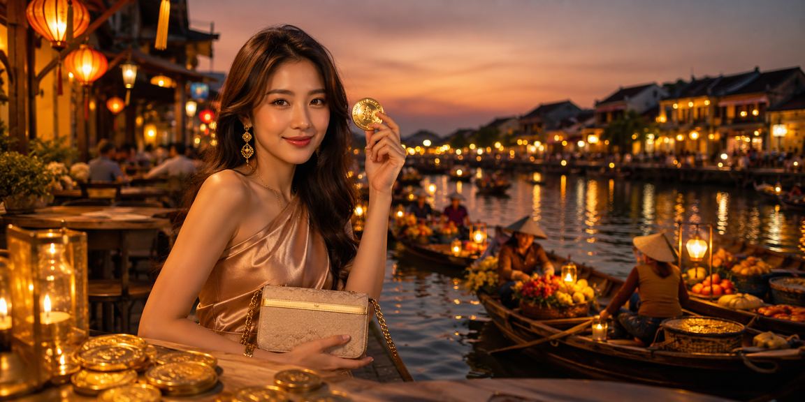 Không gian cà phê VIP phong cách Hội An dành cho người chơi cao cấp thưởng thức trải nghiệm